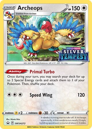 Archeops 272/307 from Sword & Shield Promos