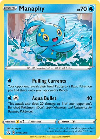 Manaphy 275/307 from Sword & Shield Promos