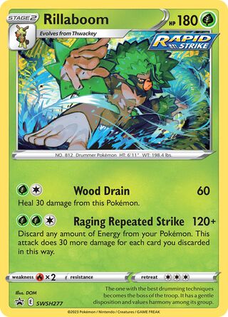 Rillaboom 277/307 from Sword & Shield Promos