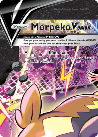 Morpeko V-UNION 287/307 from Sword & Shield Promos