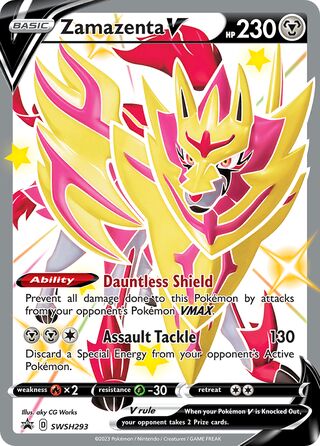 Zamazenta V 293/307 from Sword & Shield Promos