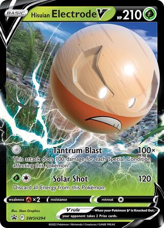 Hisuian Electrode V 294/307 from Sword & Shield Promos