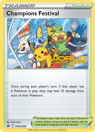 Champions Festival 296/307 from Sword & Shield Promos