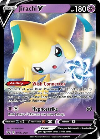 Jirachi V 299/307 from Sword & Shield Promos