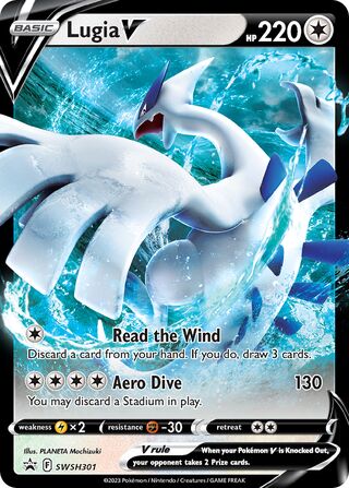 Lugia V 301/307 from Sword & Shield Promos