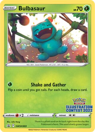 Bulbasaur 303/307 from Sword & Shield Promos