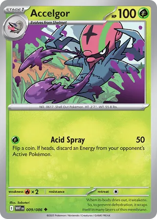 Accelgor 9/173 from White Flare