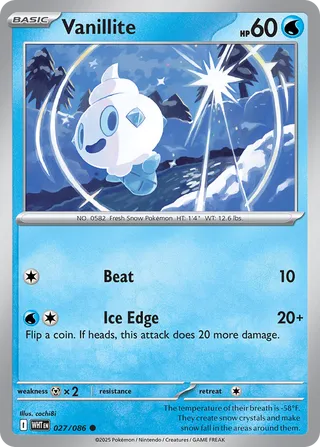 Vanillite 27/173 from White Flare