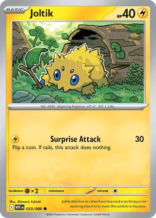 Joltik 33/173 from White Flare