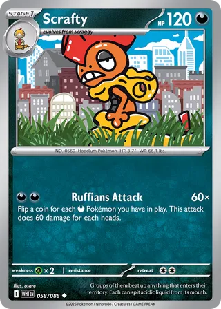 Scrafty 58/173 from White Flare