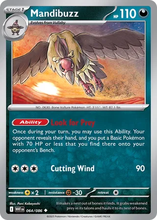 Mandibuzz 64/173 from White Flare