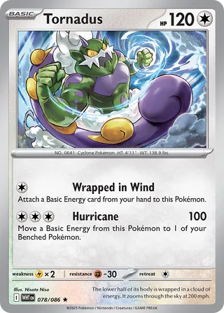 Tornadus 78/173 from White Flare