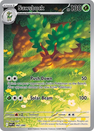 Sawsbuck 92/173 from White Flare