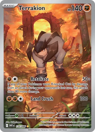 Terrakion 135/173 from White Flare