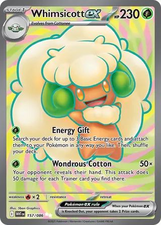 Whimsicott ex 157/173 from White Flare