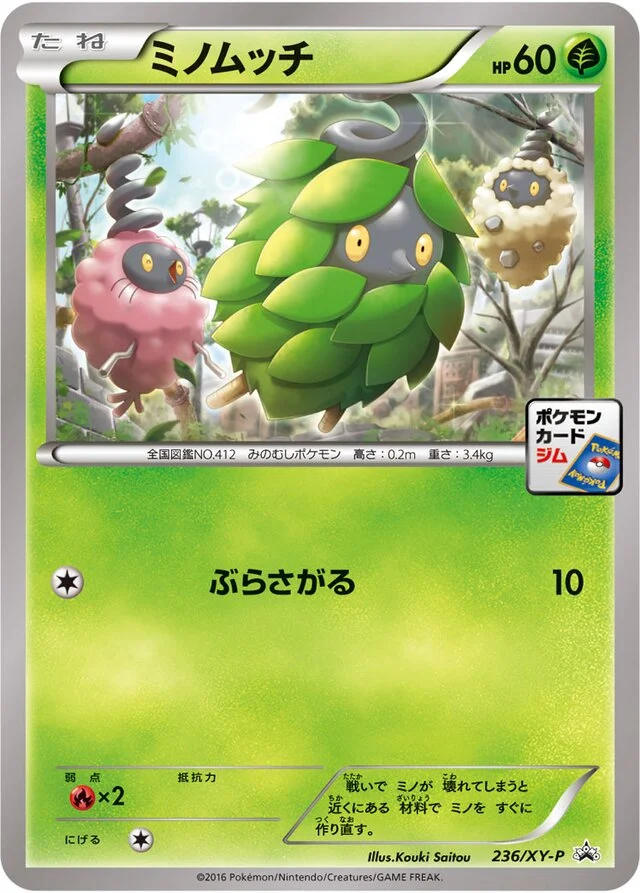 Burmy 236/453 from XY Promos