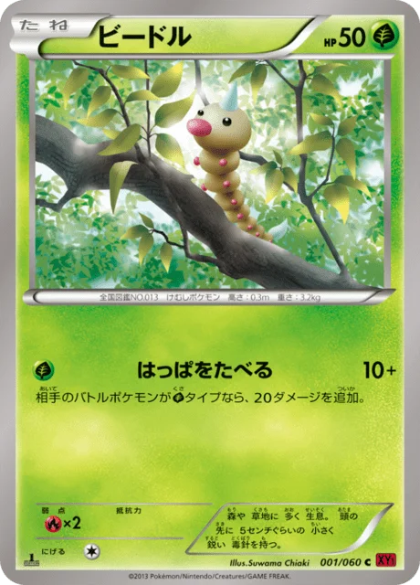 Weedle 1/63 from Collection Y