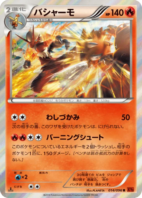 Blaziken 14/105 from Rising Fist
