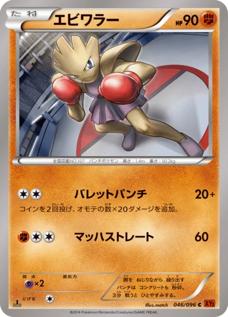 Hitmonchan 46/105 from Rising Fist