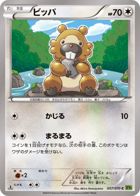 Bidoof 57/80 from Tidal Storm
