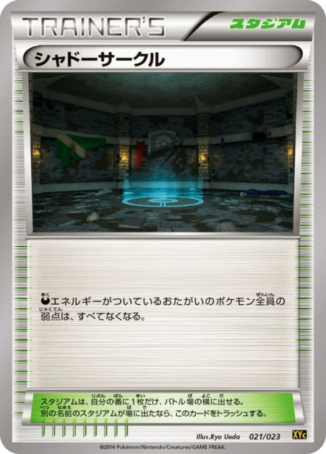 Shadow Circle 21/25 from Xerneas-EX & Yveltal-EX Super Legend Set