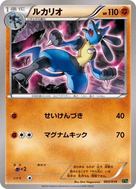 Lucario 5/20 from Zygarde-EX Perfect Battle Deck