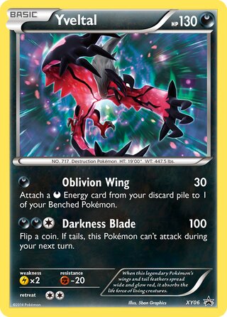 Yveltal 6/211 from XY Promos
