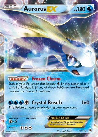 Aurorus-EX 102/211 from XY Promos