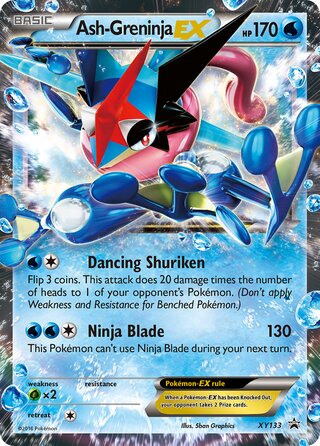 Ash-Greninja-EX 133/211 from XY Promos