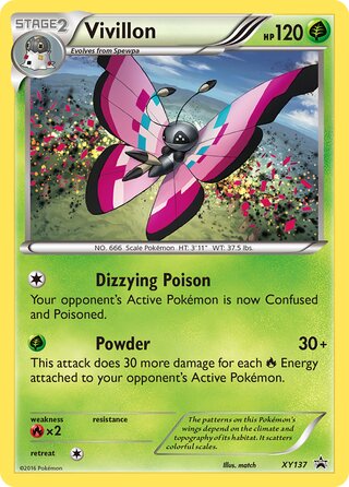 Vivillon 137/211 from XY Promos