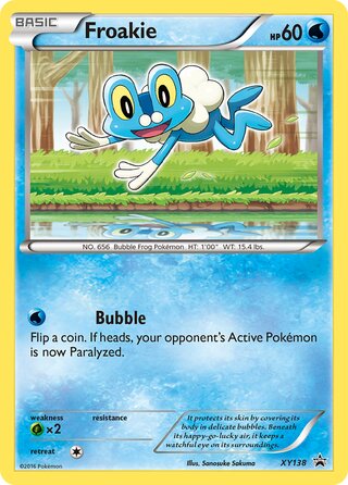 Froakie 138/211 from XY Promos