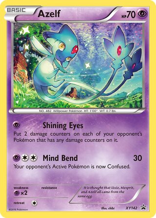 Azelf 142/211 from XY Promos