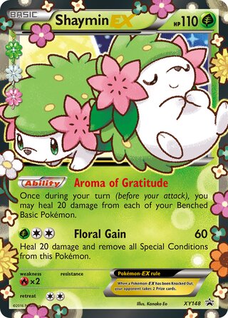 Shaymin-EX 148/211 from XY Promos