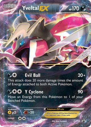Yveltal-EX 150/211 from XY Promos