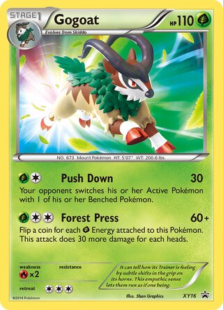 Gogoat 16/211 from XY Promos