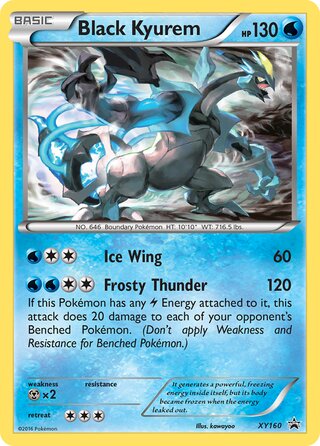 Black Kyurem 160/211 from XY Promos