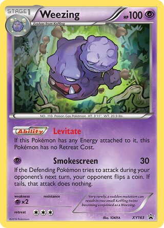 Weezing 163/211 from XY Promos