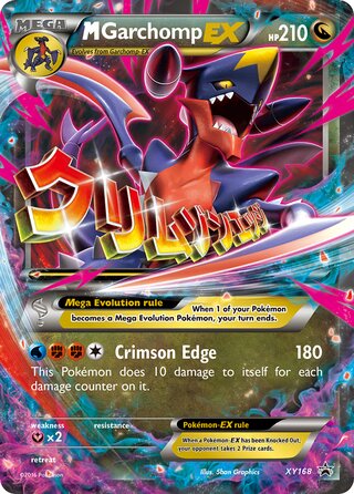 M Garchomp-EX 168/211 from XY Promos