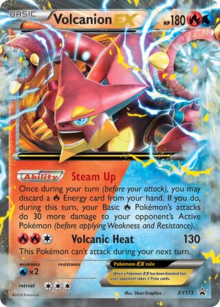 Volcanion-EX 173/211 from XY Promos
