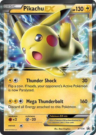 Pikachu-EX 174/211 from XY Promos