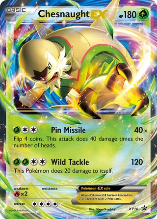 Chesnaught-EX 18/211 from XY Promos