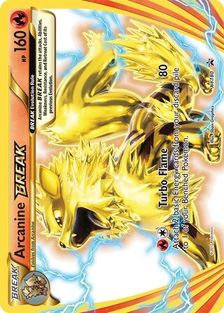Arcanine BREAK 180/211 from XY Promos