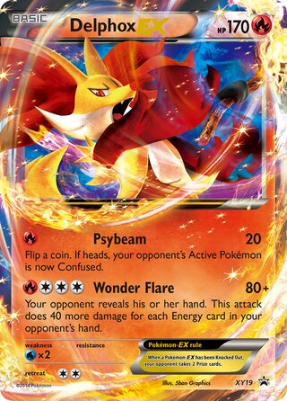 Delphox-EX 19/211 from XY Promos