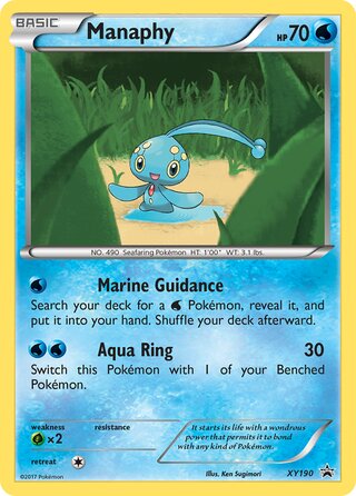 Manaphy 190/211 from XY Promos
