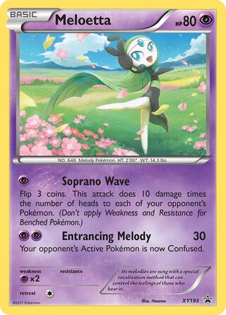 Meloetta 193/211 from XY Promos
