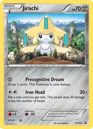Jirachi 195/211 from XY Promos