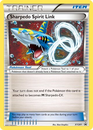 Sharpedo Spirit Link 201/211 from XY Promos