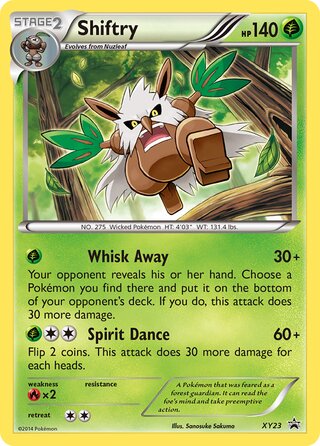Shiftry 23/211 from XY Promos