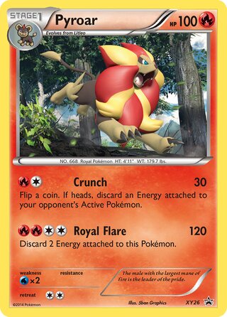 Pyroar 26/211 from XY Promos