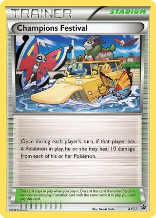 Champions Festival 27/211 from XY Promos